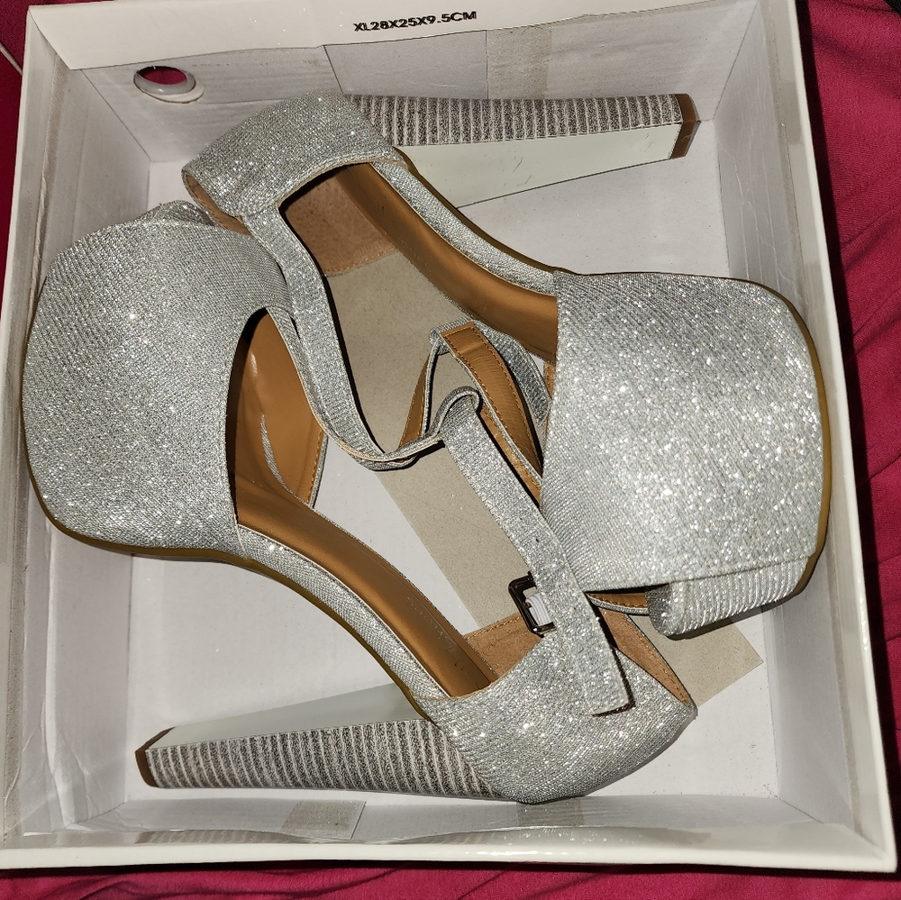 Sparkly heels